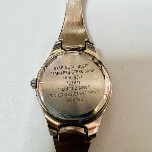 Silver Anne Klein II Diamond Watch main image 5